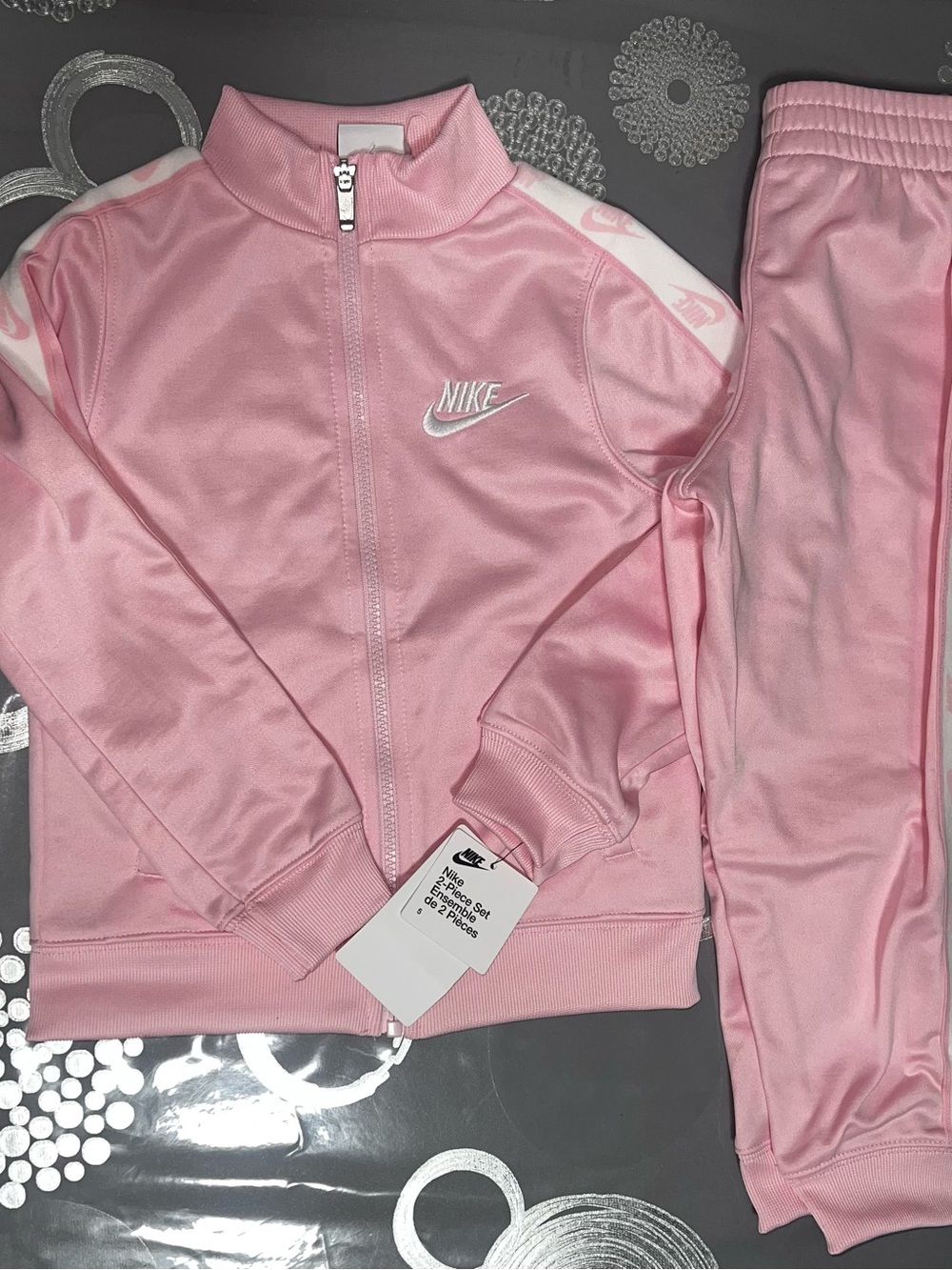 Nike Pink Girls' Athletic Track Jacket & Pants (Brand New)